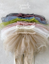 ［peach peach］Darling tutu leggings