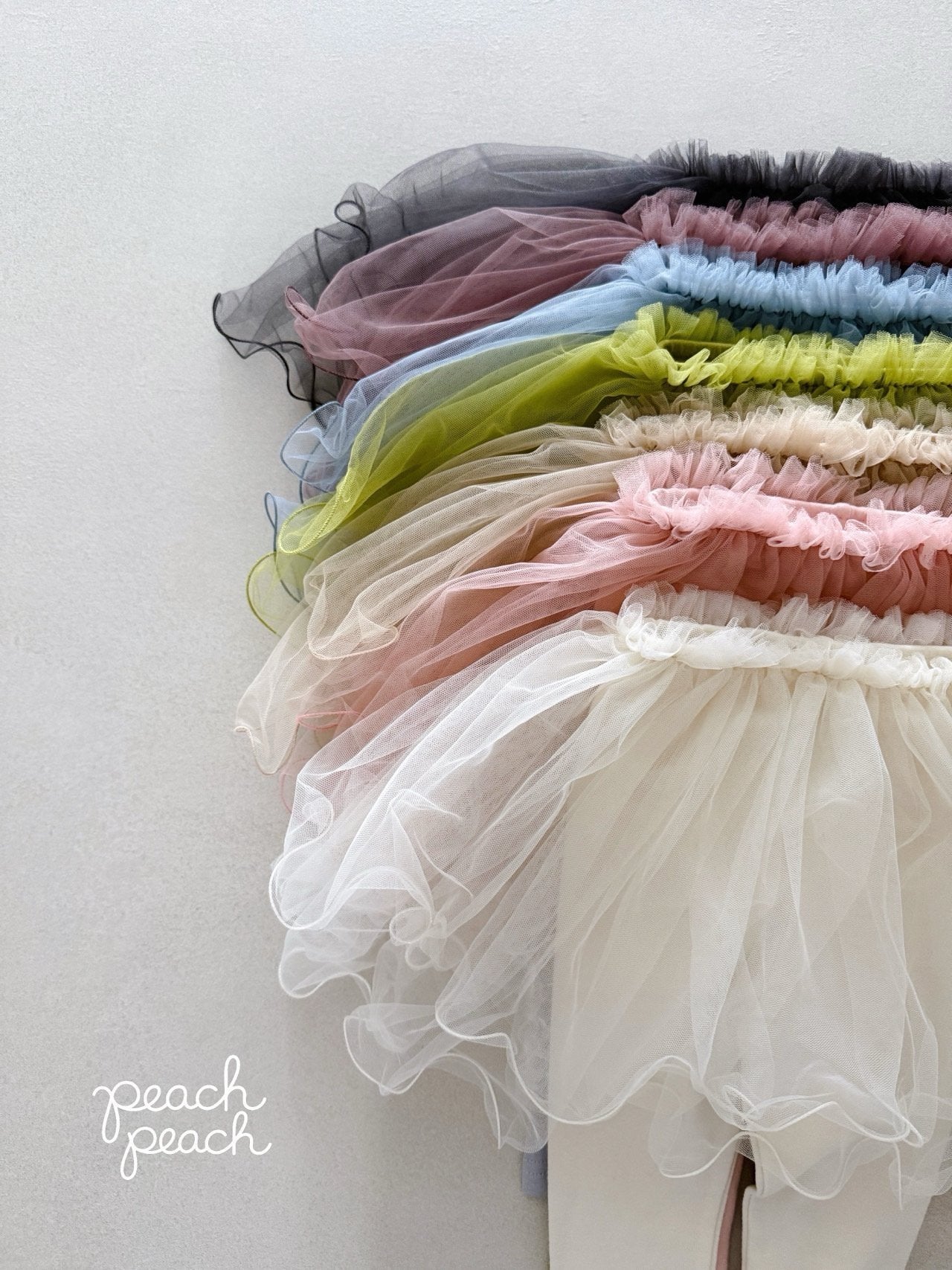 ［peach peach］Darling tutu leggings