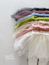 ［peach peach］Darling tutu leggings