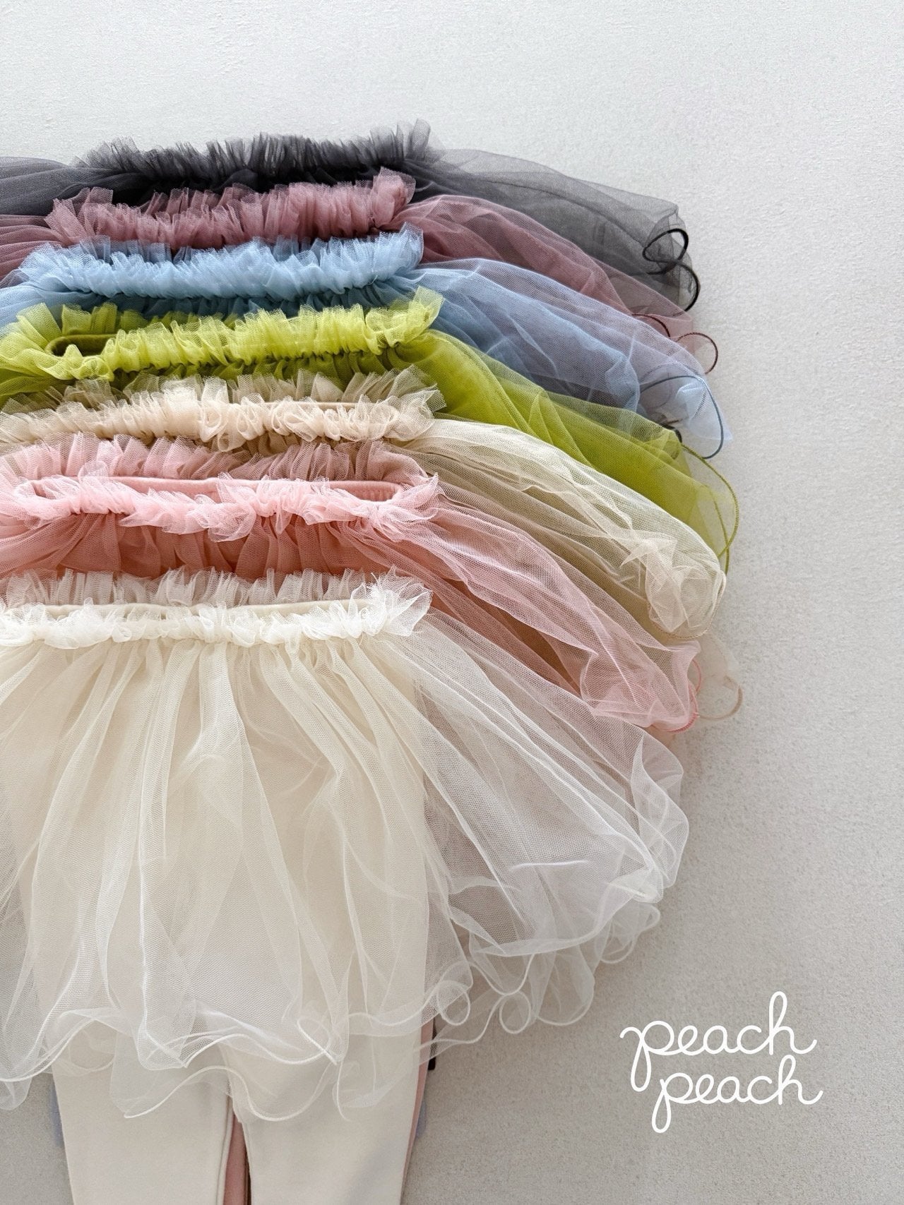 ［peach peach］Darling tutu leggings