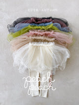 ［peach peach］Darling tutu leggings