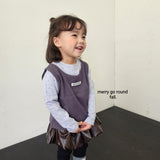 ［merry go round］Kinder layered vest set