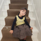 ［merry go round］Kinder layered vest set
