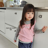 ［merry go round］Kinder layered vest set