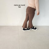 ［merry go round］Jelly flare leggings