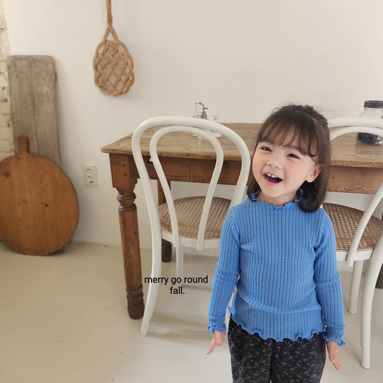 ［merry go round］Candy rib mellow tops