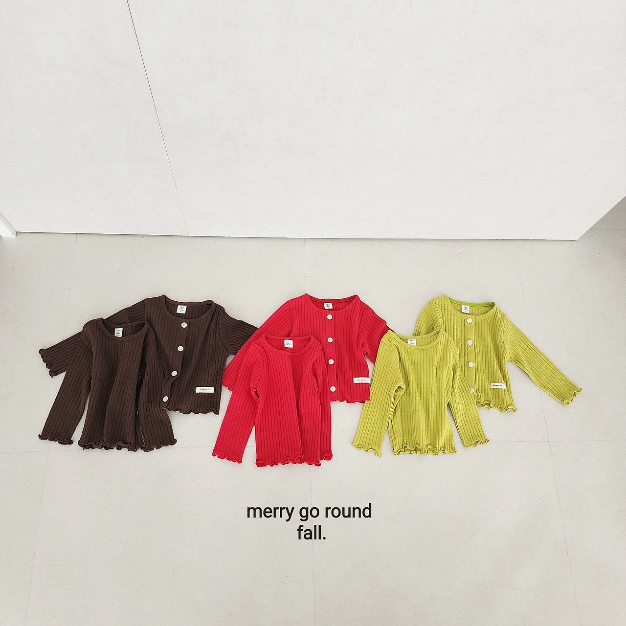 ［merry go round］Moringa cardigan set