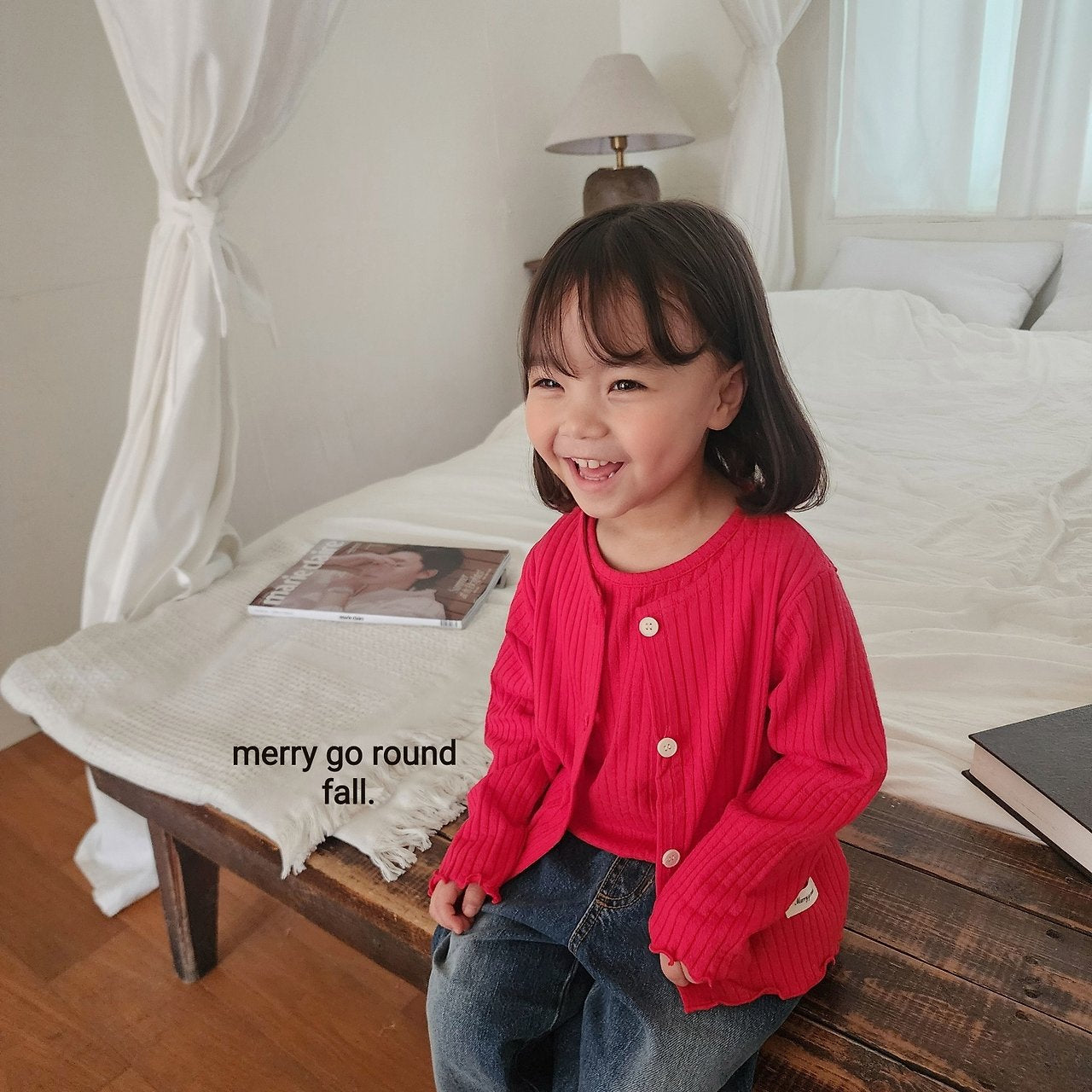 ［merry go round］Moringa cardigan set