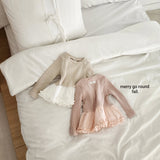 ［merry go round］Mimi frill rib tops