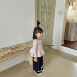 ［merry go round］Mimi frill rib tops