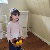 ［merry go round］Mimi frill rib tops