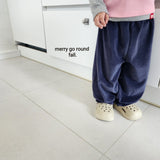［merry go round］Velvet jogger frill pants
