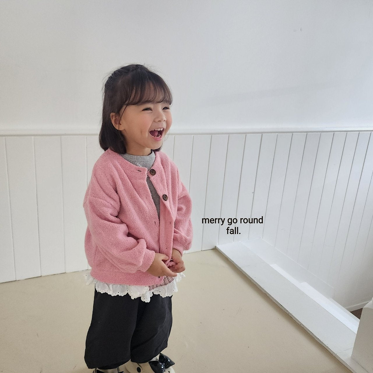 ［merry go round］Fluffy cardigan