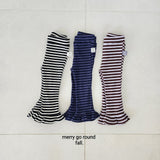 ［merry go round］Stripe frill leggings pants