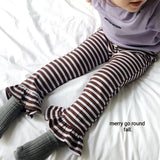 ［merry go round］Stripe frill leggings pants