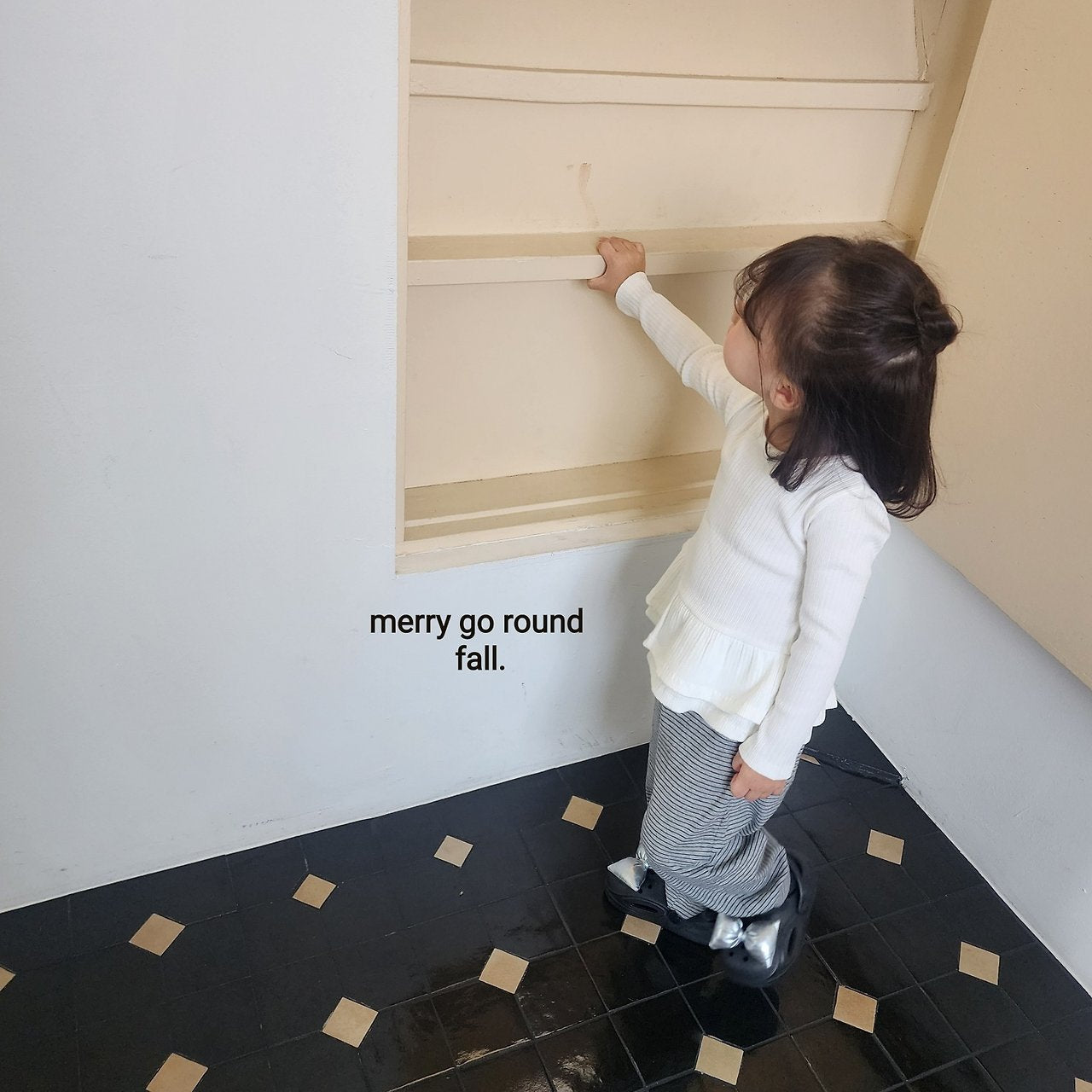 ［merry go round］Duble frill tee