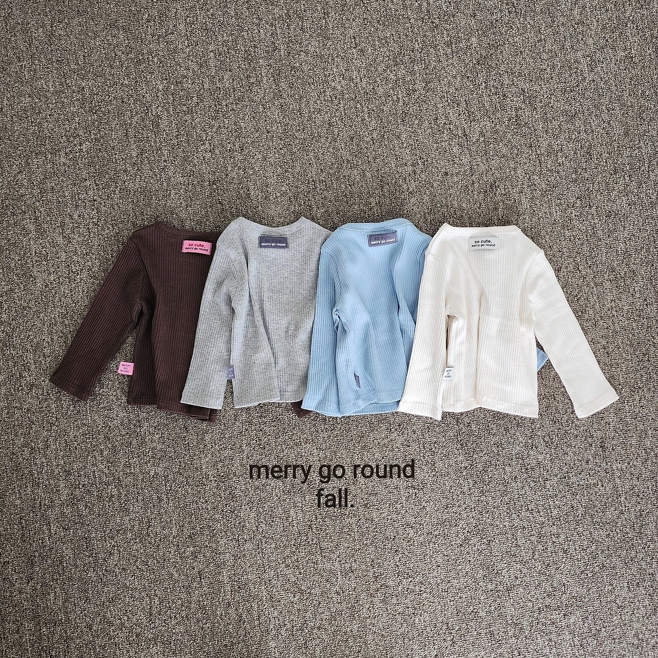 ［merry go round］Mare rib tee
