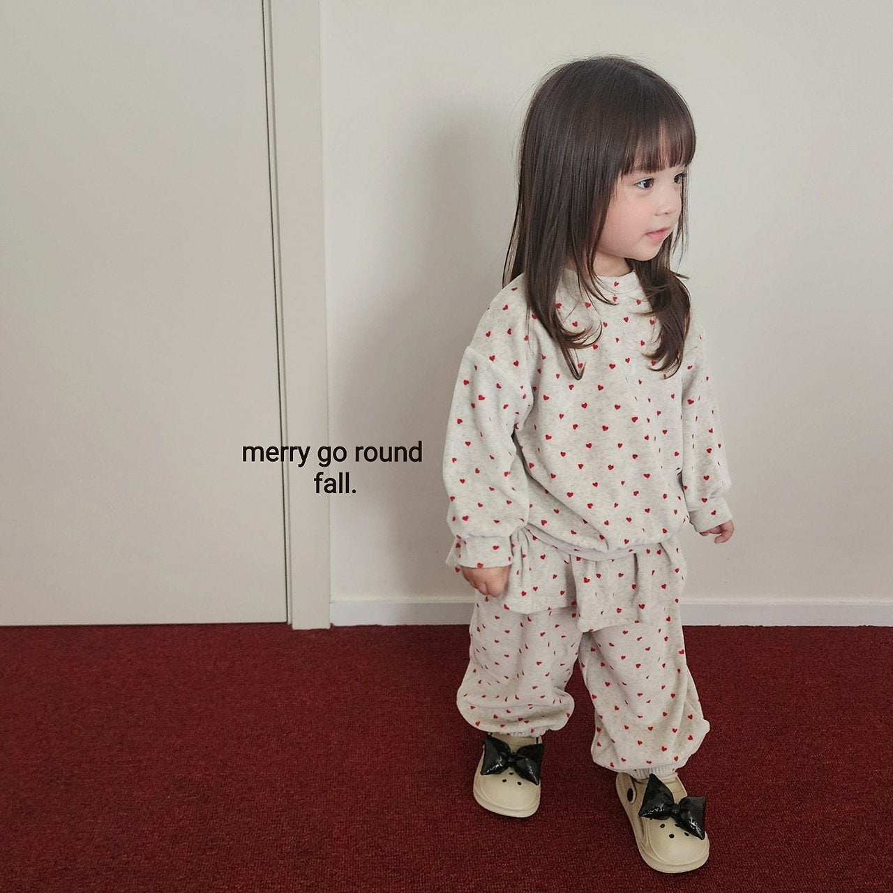 ［merry go round］So cute jogger pants