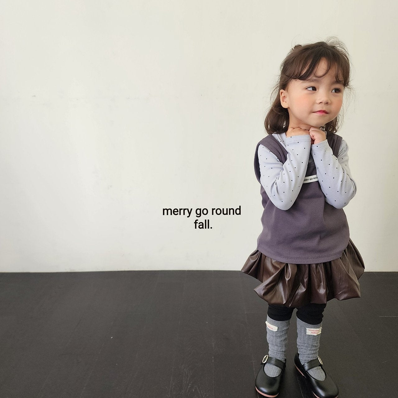 ［merry go round］Icon skirt leggings