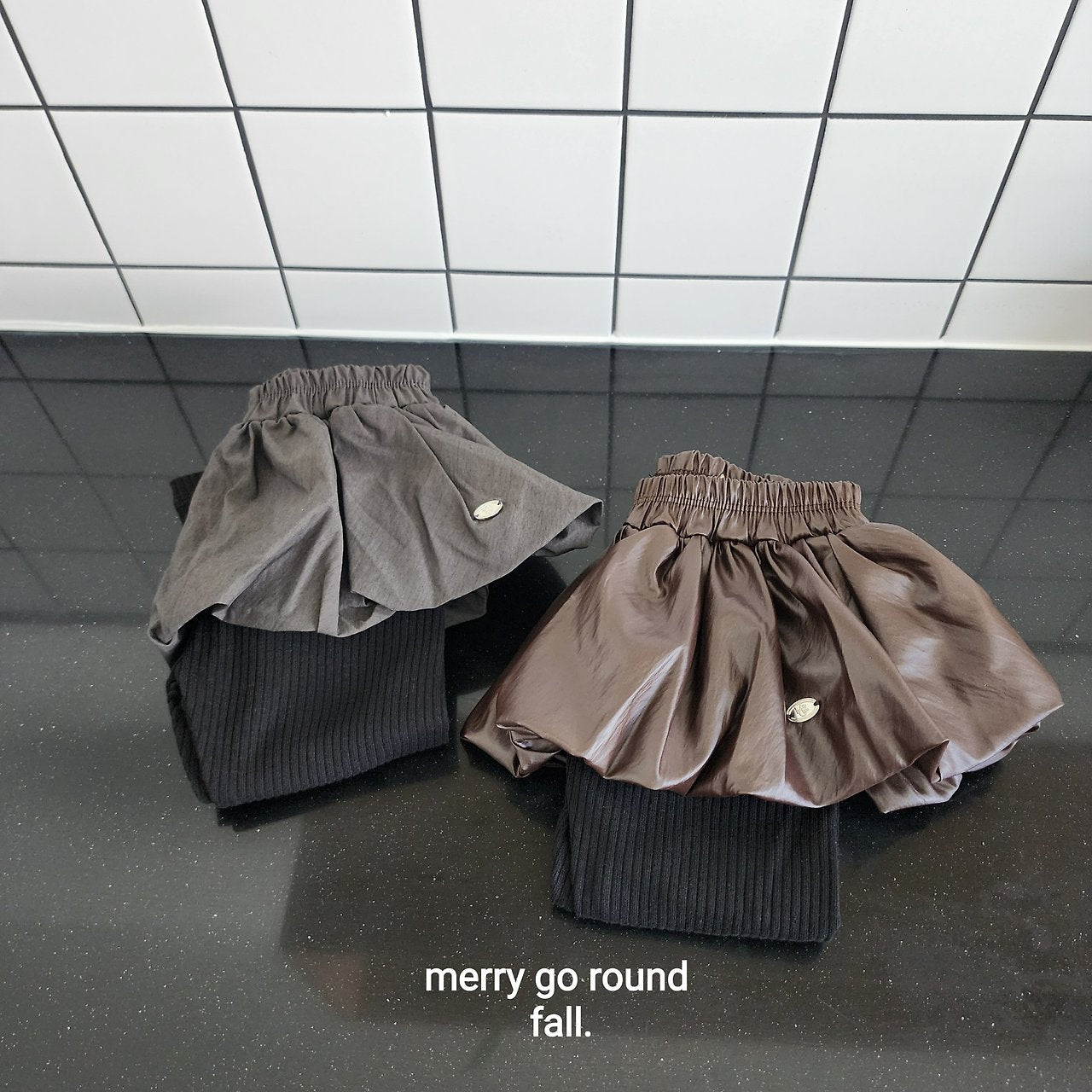 ［merry go round］Icon skirt leggings