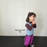 ［merry go round］Single yoga pants