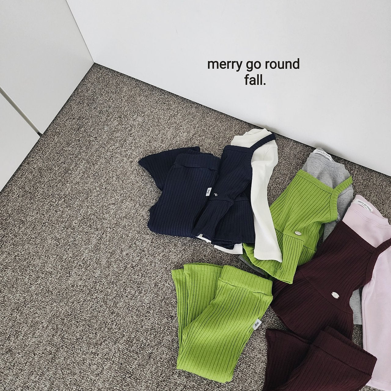 ［merry go round］Daily tee & camisole set