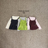 ［merry go round］Daily tee & camisole set
