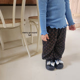 ［merry go round］Flower jogger pants