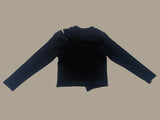 [DOREDORE] Unbalance slit tee