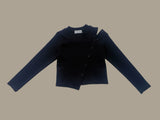 [DOREDORE] Unbalance slit tee
