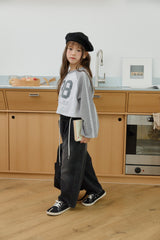 [DOREDORE] Lace raglan crop tee