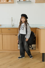 [DOREDORE] Lace raglan crop tee