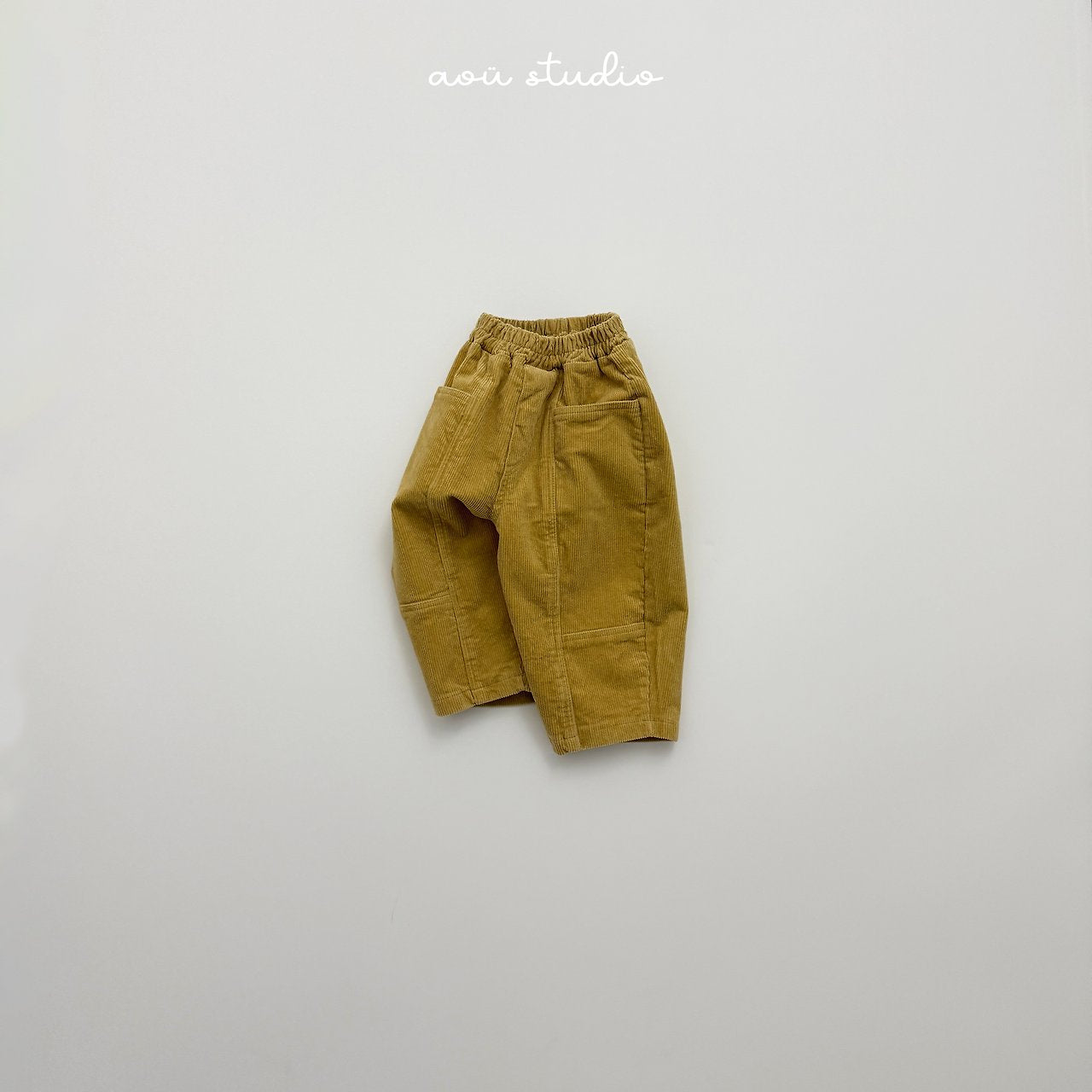 [aou studio] Plea barrel pants