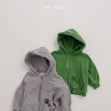 [aou studio] Flower zip up hoodie