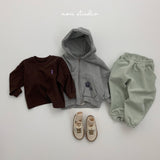 [aou studio] Flower zip up hoodie