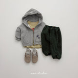 [aou studio] Flower zip up hoodie