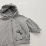 [aou studio] Flower zip up hoodie
