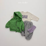 [aou studio] Flower zip up hoodie