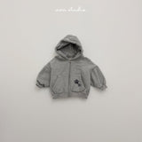[aou studio] Flower zip up hoodie