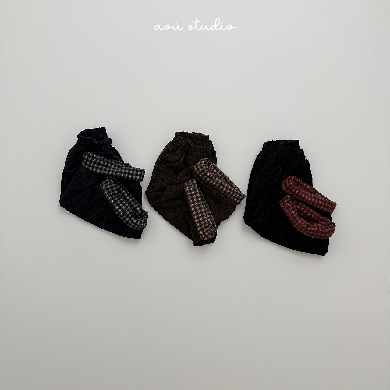 [aou studio] Popo roll up pants