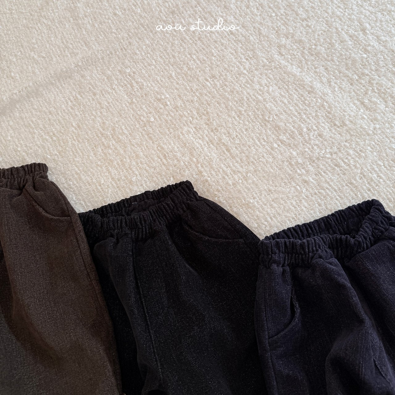 [aou studio] Popo roll up pants