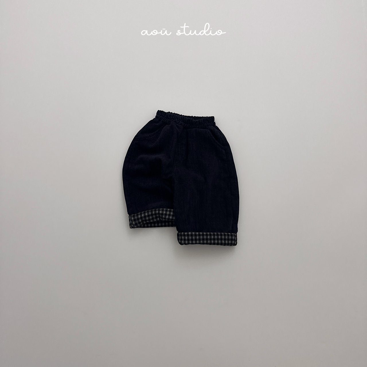 [aou studio] Popo roll up pants