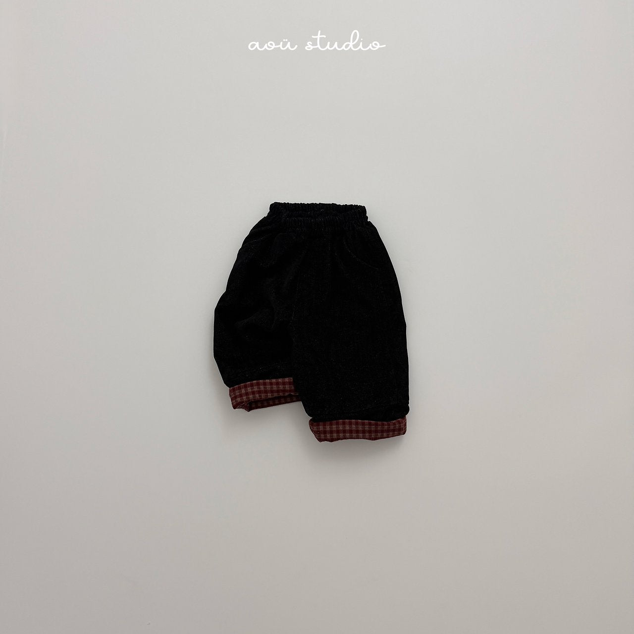 [aou studio] Popo roll up pants