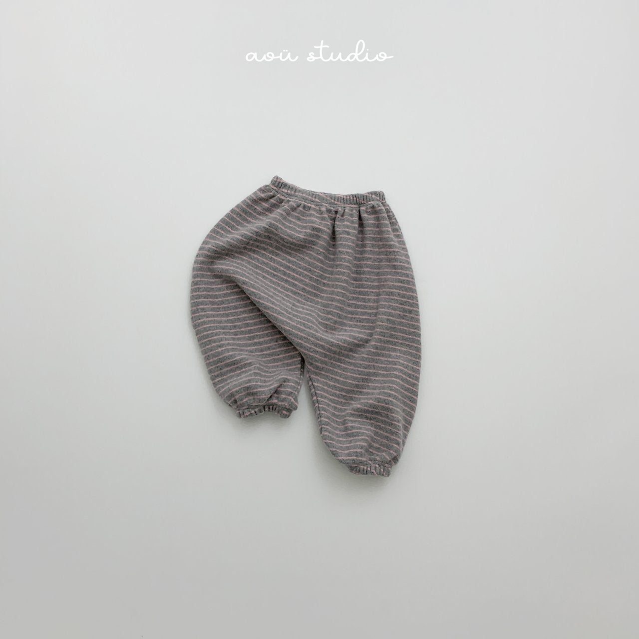 [aou studio] Pumpkin stripe jpgger pants