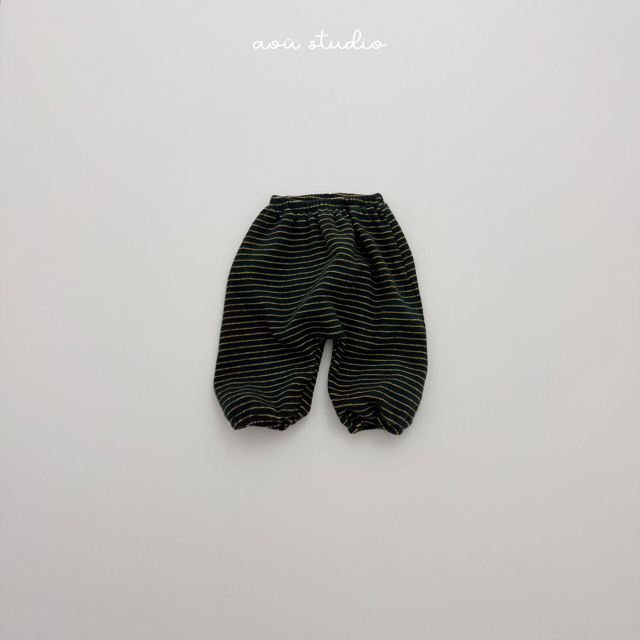 [aou studio] Pumpkin stripe jpgger pants