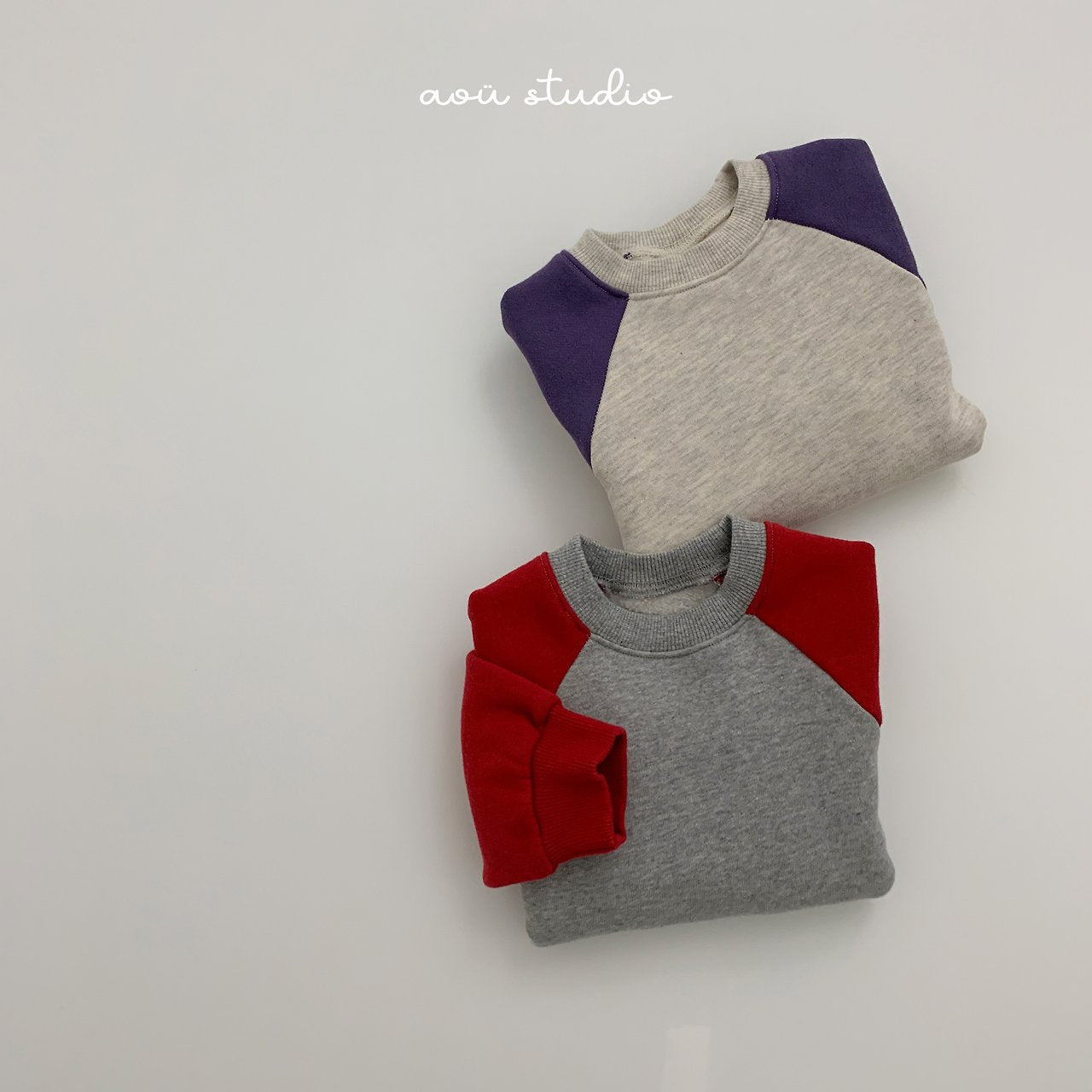 [aou studio] Fine raglan tee