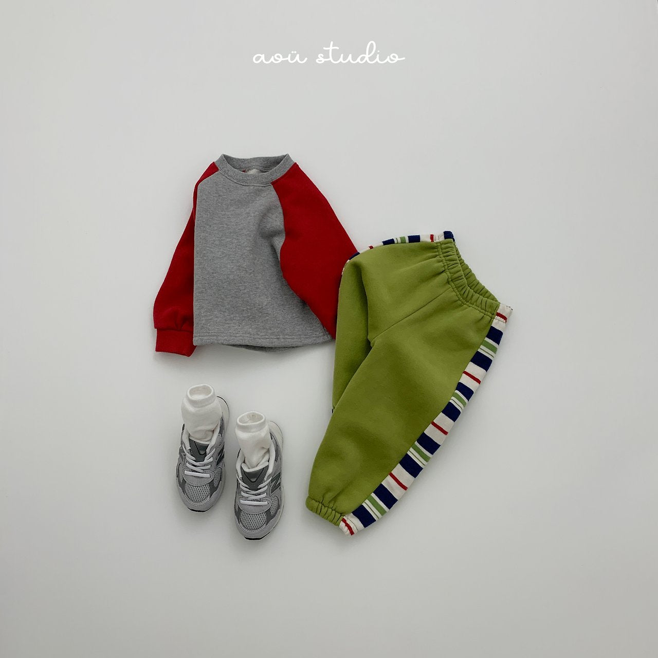 [aou studio] Fine raglan tee