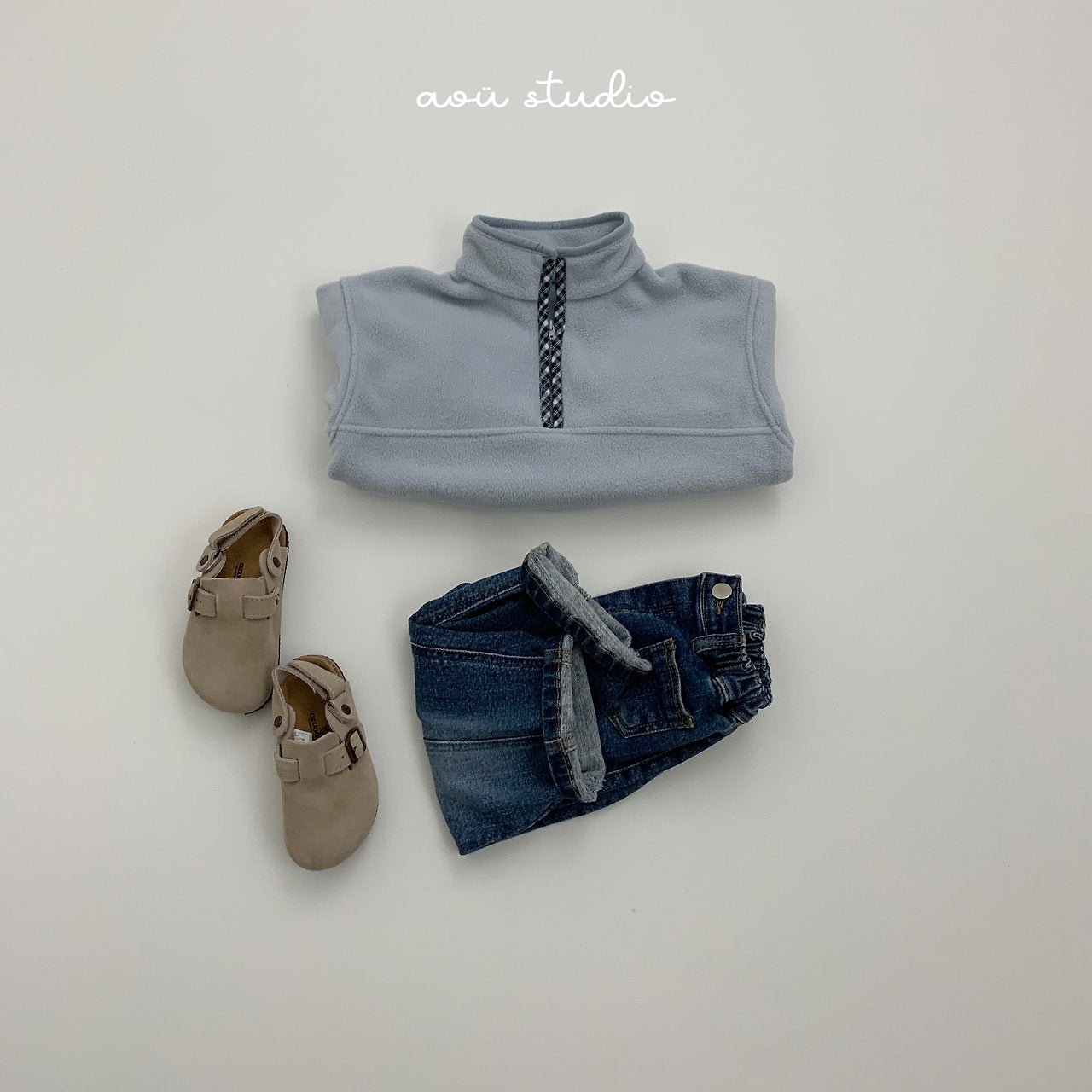 [aou studio] Time pocket denim pants