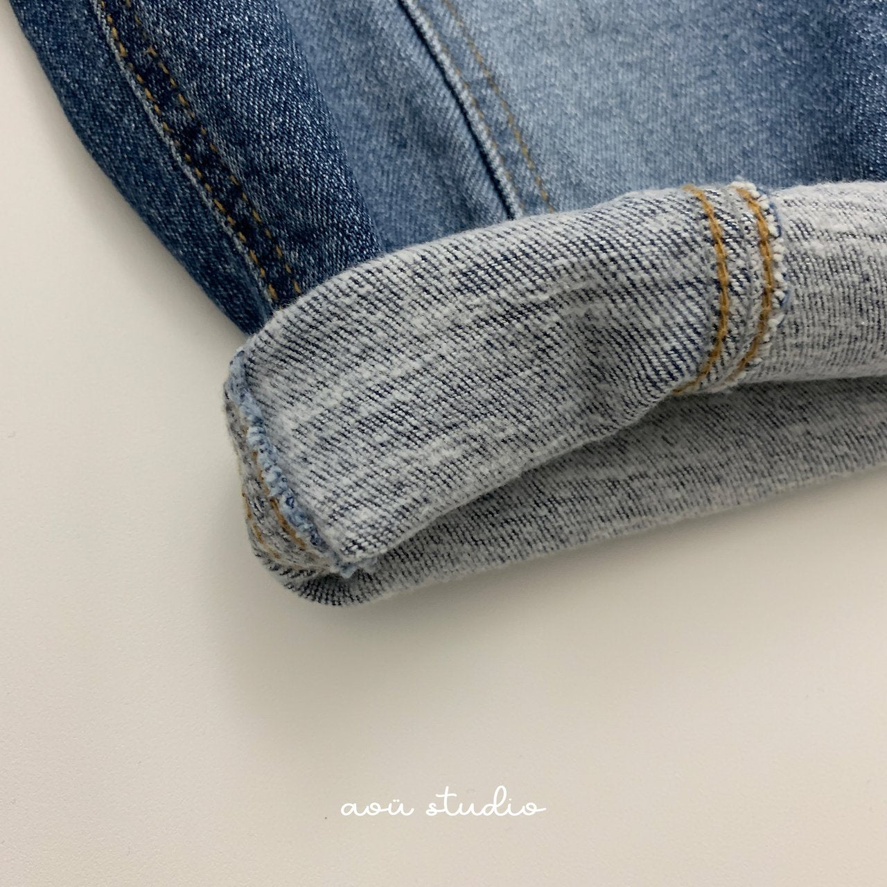 [aou studio] Time pocket denim pants