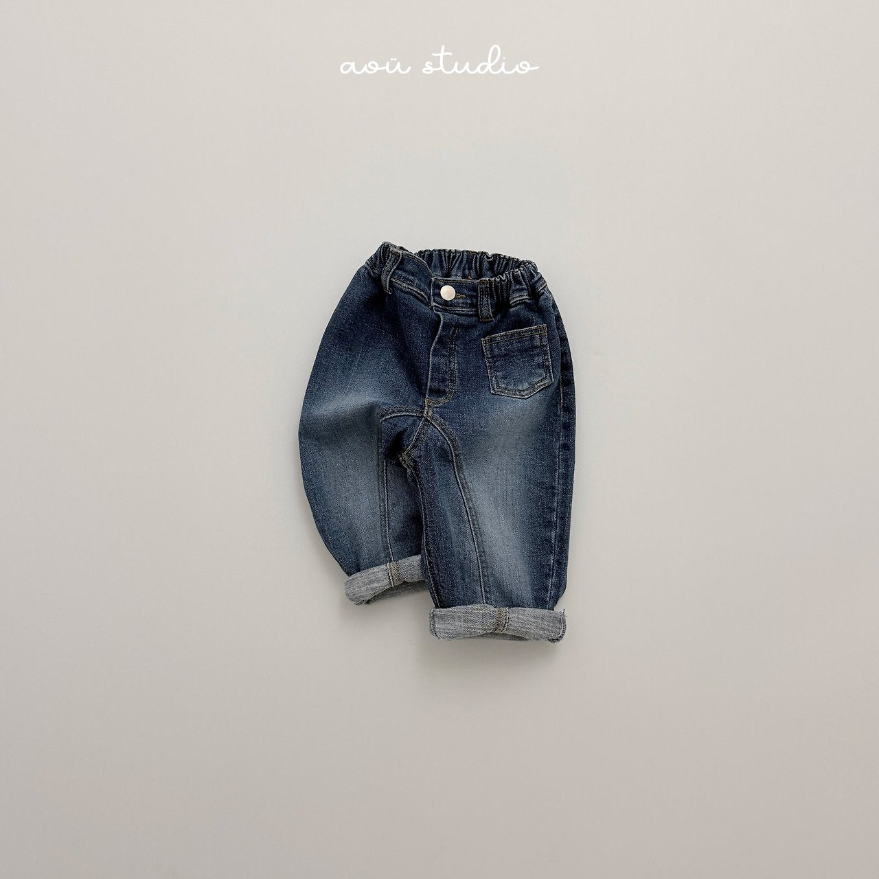 [aou studio] Time pocket denim pants